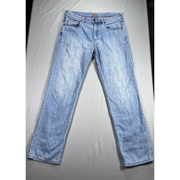 Tommy Bahama Mens Relaxed Fit Jeans Light Wash 34 x 32(Fits34x31) Tencel blend - Picture 5 of 15